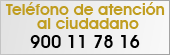 Tel�fono de atenci�n al ciudadano