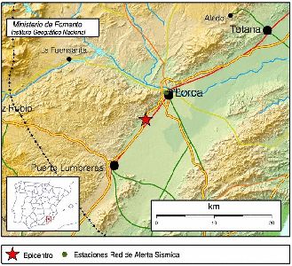 El Ayuntamiento de Lorca recuerda las recomendaciones ante el sesmo que se ha producido en el municipio