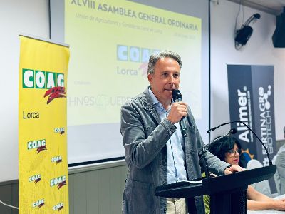 Fulgencio Gil: ''No vamos a permitir que se seque la despensa de Europa: defender el agua es defender el futuro de Lorca''