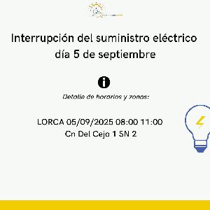 Corte del suministro elctrico el da 5 de septiembre en Camino del Cejo 
