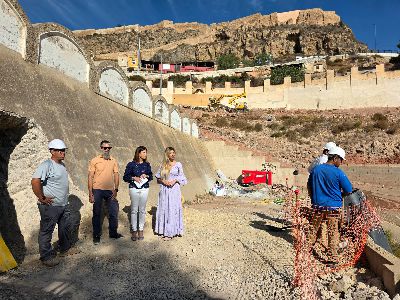 El nuevo parque de Santa Mar�a en Lorca toma forma con un local social, un anfiteatro y un innovador sistema para reutilizar el agua de lluvia