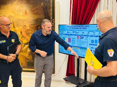 El Ayuntamiento de Lorca realiza un balance positivo del Plan COPLA destacando la labor preventiva y asistencial de socorristas y efectivos de Emergencias 