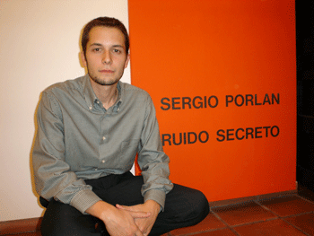 El artista lorquino, Sergio Porln, expone en el Palacio de Guevara