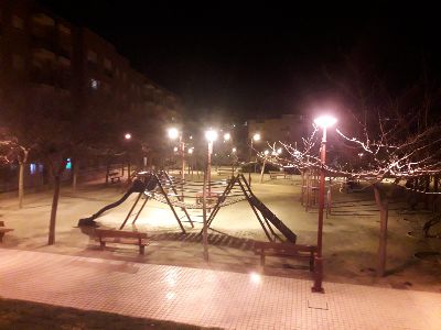El Ayuntamiento mejora la iluminacin del Parque de La Verdad de San Cristbal deteriorada por actos vandlicos