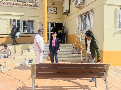 El Ayuntamiento de Lorca realiza una actuaci�n de rehabilitaci�n y mejora del local social del barrio de Los �ngeles y su entorno