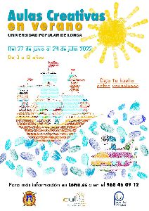 La Universidad Popular abre la matrcula para las ''Aulas Creativas en Verano'' que sern del 27 de junio al 29 de julio