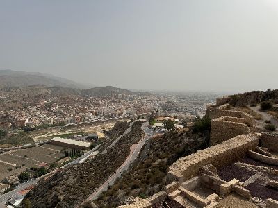 La intrusin de aire sahariano incrementa los niveles de las partculas PM10 en Lorca