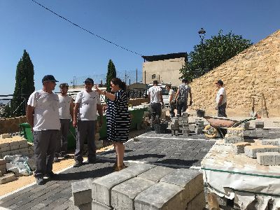 Los vecinos del barrio de San Juan se beneficiarn de un nuevo aparcamiento de 220 m2 realizado por los alumnos del programa ''Empleo Joven Lorca''