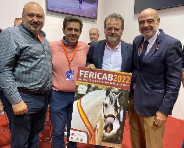 El Ayuntamiento de Lorca presenta FERICAB 2022 en el Saln Internacional del Caballo Pura Raza Espaola de Sevilla