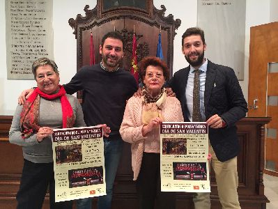 Luis Terry, Mercedes Lujn y la Coral Santa Cecilia protagonizan la Gala de San Valentn que las Amas de Casa celebrarn el 14 de febrero en el Centro Cultural