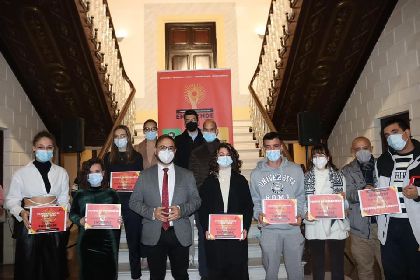 Los jvenes Ayla Garca, Adrin Paco, Carmen Plazas y Mara Daz se hacen con los premios ''Enciende Lorca 2021'' 