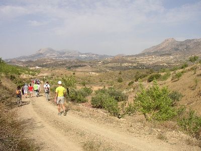 70 personas participaron en la 3 Ruta del Programa ?Lorca a Pie?