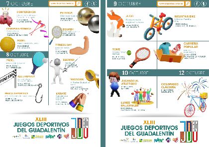  Deportes de raqueta, natacin, artes marciales, Fitness Day y la carrera popular Run for parkinsons en el ltimo fin de semana