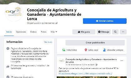 La Concejala de Agricultura y Ganadera cuenta con una nueva pgina en Facebook ampliando los canales de informacin 