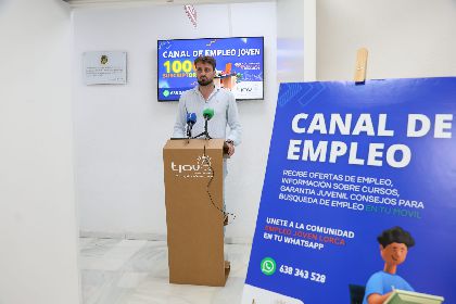Un total de m�s de 150 j�venes encuentran un empleo gracias al canal de WhatsApp ''Empleo Joven Lorca''