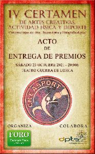 La entrega de premios del ''IV Certamen Internacional CreaSport'' ser el sbado 23 en el Teatro Guerra