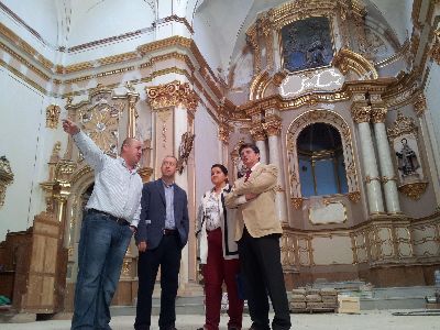Avanzan a buen ritmo las obras de rehabilitacin de la iglesia del Carmen, en las que se estn invirtiendo ms de 600.000 euros