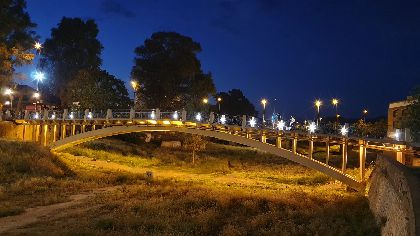 El Ayuntamiento de Lorca renueva la iluminacin del Puente de La Torta deteriorada por actos vandlicos