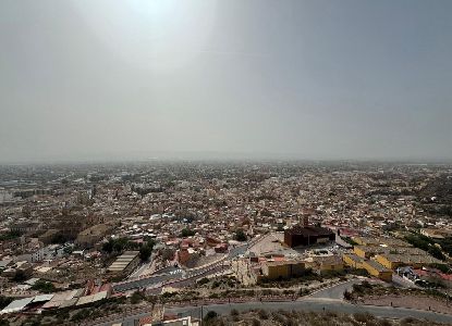 Un nuevo episodio de intrusin de una masa de aire sahariano eleva los niveles de las partculas PM10 en Lorca  