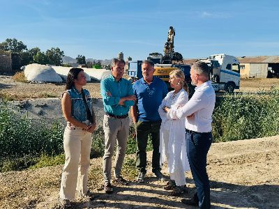 La limpieza de los tramos urbanos de los cauces de ros y ramblas de Lorca llegan a su recta final 