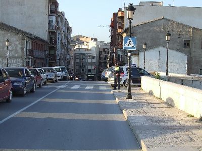 El cruce de San Diego sufrir modificaciones al trafico desde el prximo lunes con motivo de las obras de Aguas de Lorca