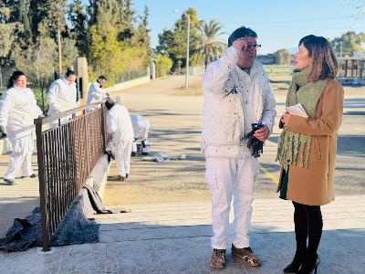 El Ayuntamiento de Lorca revitaliza el atrio de la Iglesia de Santa Gertrudis con una actuaci�n integral realizada por los programas experienciales