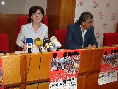 Hoy abre el plazo de inscripcin en 152 cursos de la Universidad Popular de Lorca, 34 de ellos nuevos