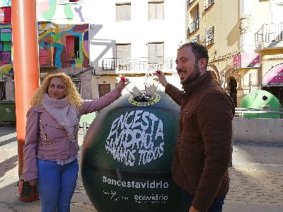 Lorca quiere ser el municipio ganador de la campaa regional ''Encesta vidrio, ganamos todos'' de Ecovidrio que fomenta el reciclaje a travs del deporte