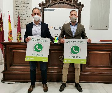 Limusa pone a disposicin de los lorquinos un nmero de Whatsapp para incidencias