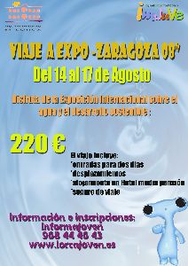 El IMJUVE organiza un viaje a la Expo Zaragoza 2008