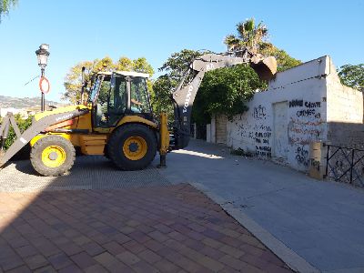El Ayuntamiento lleva a cabo la necesaria demolicin de dos viviendas para la ejecucin del tramo 3 de la ronda