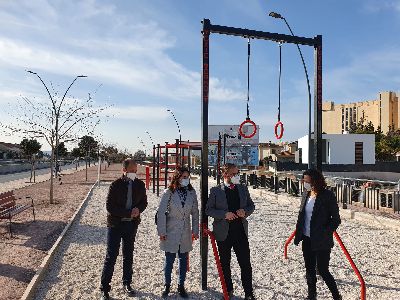 El Ayuntamiento invierte 33.000 en la instalacin de tres estaciones de calistenia en Lorca centro, Torrecilla y Avils