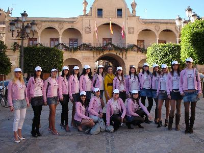 Las 19 chicas que aspiran a Miss Murcia 2007, visitan la Ciudad del Sol para conocer el proyecto de Lorca Taller del Tiempo