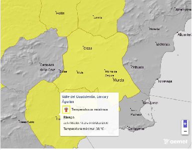 El Ayuntamiento de Lorca activa el plan PLATELOR en fase de preemergencia ante el riesgo de incendios por altas temperaturas
