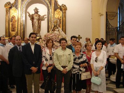 El Equipo de Gobierno de Lorca acompa a la patrona a su convento