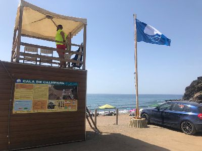 La Cala de Calnegre supera la auditora para mantener la Bandera Azul concedida por la Asociacin de Educacin Ambiental y del Consumidor