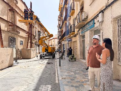 El proyecto de recuperaci�n del casco hist�rico de Lorca da un paso m�s con el comienzo de las obras de la nueva promoci�n de viviendas en la calle �lamo con N��ez de Arce