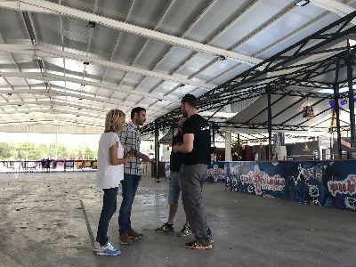 El dispositivo logstico municipal para la Feria abarca el casco urbano e incluye la instalacin de 22 jaimas, 100.000 bombillas led, 55 proyectores de refuerzo y 70 aseos qumicos