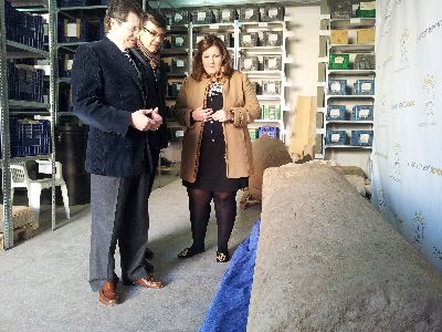 Descubierta en Lorca una columna miliaria romana de la poca del emperador Octavio Augusto, con ms de 2021 aos de antigedad