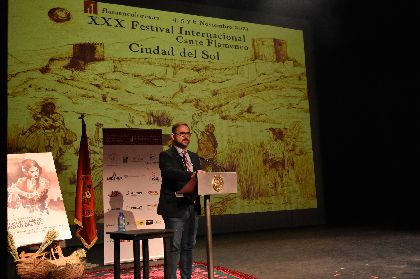 El alcalde de Lorca pregona el Festival de Flamenco 'Ciudad del Sol' destacando ''la capacidad de fusin de este arte''