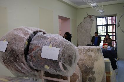 El Ayuntamiento avanza en la recuperacin de las piezas del Museo Arqueolgico daadas por los sesmos; 152 sern restauradas por el Instituto de Patrimonio Cultural de Espaa, con una inversin de 54.000 euros