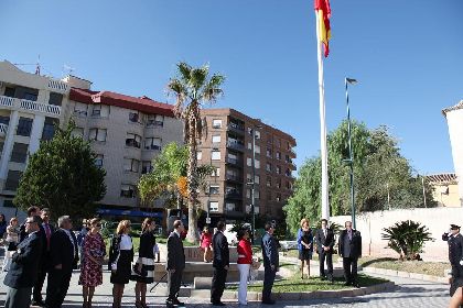 Lorca homenajea maana a la bandera de Espaa en la celebracin del Da de la Hispanidad