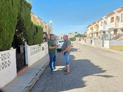 El Ayuntamiento de Lorca invierte 127.000 euros en la renovaci�n integral de la calle Sagrado Coraz�n y la mejora de las redes de agua en La Hoya