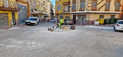 El Ayuntamiento de Lorca inicia la remodelacin de la Plaza Alcolea en la Ramblilla de San Lzaro