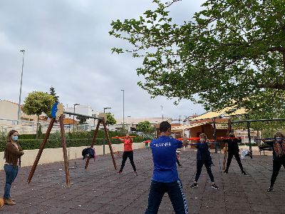 La Concejala de Deportes retoma el programa de Gimnasia de Mantenimiento, esta vez al aire libre 