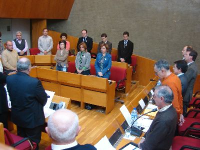 El Pleno del Ayuntamiento de Lorca aprueba por unanimidad una mocin conjunta por la eliminacin de la violencia contra la mujer