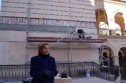 El Ayuntamiento de Lorca ultima la restauracin del antiguo convento de La Merced, en la que han intervenido 21 lorquinos sacados del paro