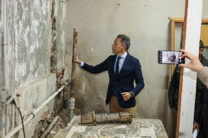 El Ayuntamiento aprueba el proyecto de obras para reabrir el Teatro Guerra, que permitir� acelerar los trabajos y optimizar la inversi�n, que ronda los 700.000�