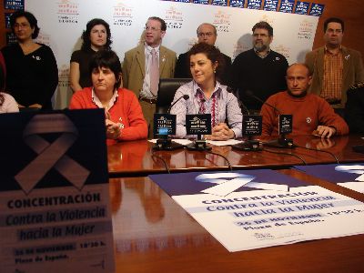 160 entidades convocan a los lorquinos a la concentracin del lunes contra la violencia hacia la mujer