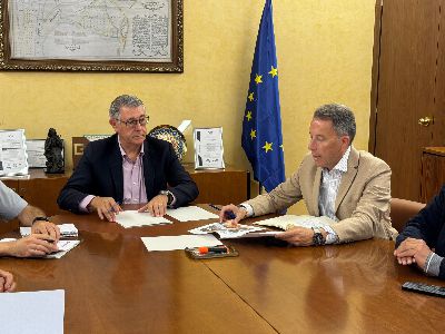 El alcalde de Lorca exige soluciones urgentes para los vecinos de Campillo ante el riesgo de inundaciones por el mal estado de la Rambla del Murciano